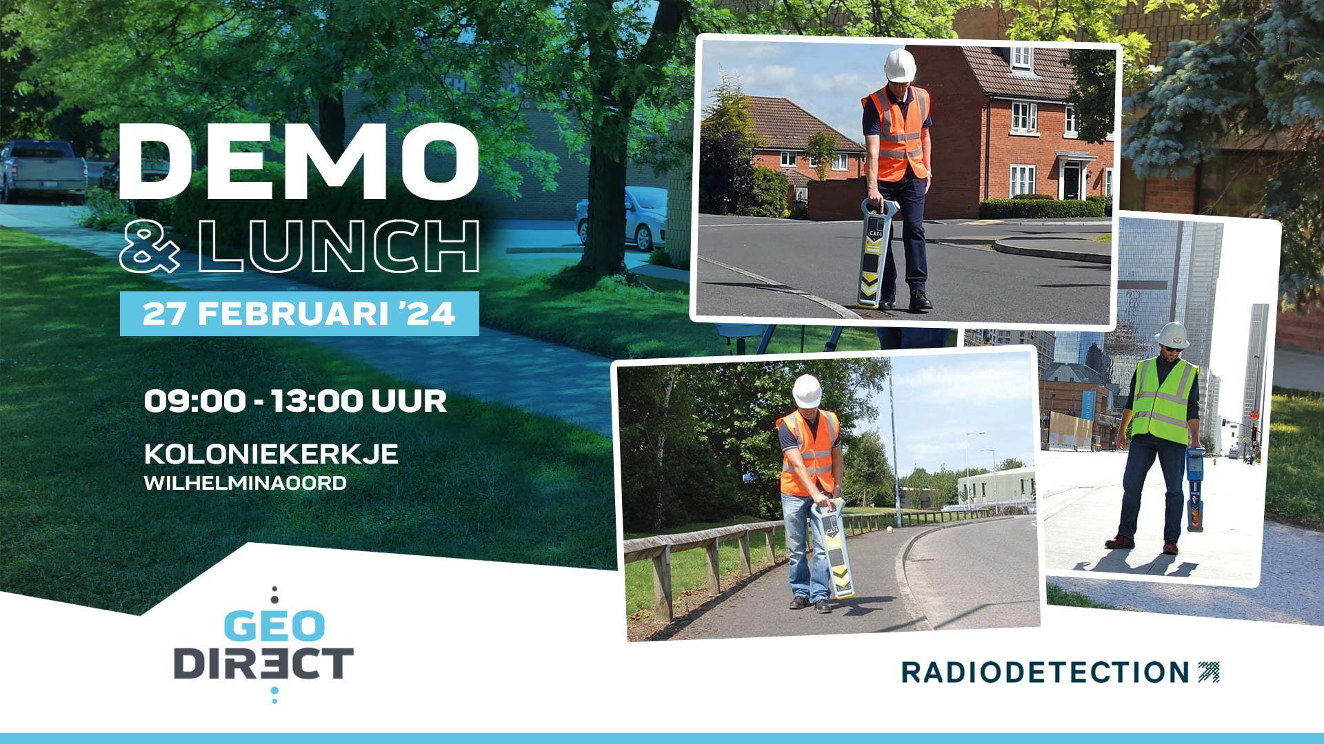 Demo en lunch event Radiodetection